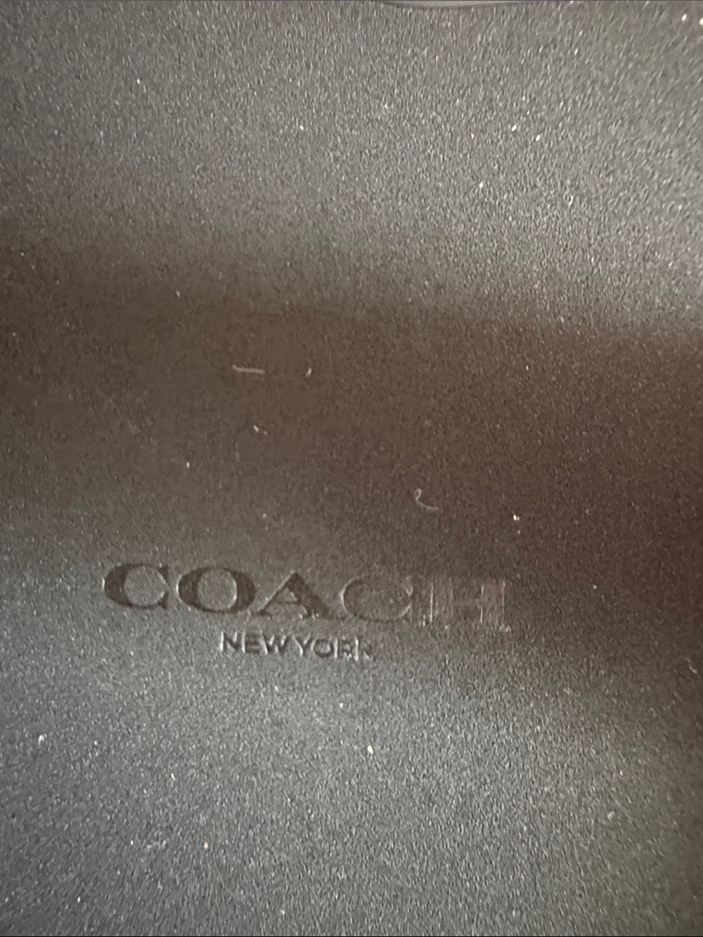Coach Charcoal and Black Signature Canvas Phone Folio IPhone 13 Pro Max - Picture 3 of 7